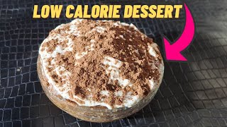 NO Sugar NO calories Healthy Low calorie dessert in microwave  Low Calorie TIRAMISU recipe [upl. by Erusaert]