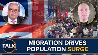 quotMore People Than Cardiff Population Come To Britainquot Migration Drives Fastest UK Population Growth [upl. by Hadlee967]