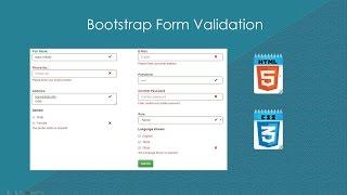 Bootstrap Form Validation  Learn Infinity [upl. by Allan]