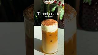 Tiramisu latte with homemade tiramisu cold foam coldfoamrecipe tiramisufoam [upl. by Gefen999]