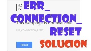 ERRCONNECTIONRESET de Chrome Windows 1087 I SOLUCIÓN 2024 [upl. by Losyram]