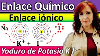 ENLACE IÓNICO EN EL YODURO DE POTASIO KI Explicación del enlace iónico en el yoduro de potasio [upl. by Arorua]