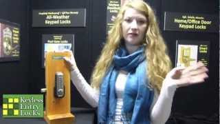 Demo Lockey M210 Home Deadbolt Lock [upl. by Nuriel]