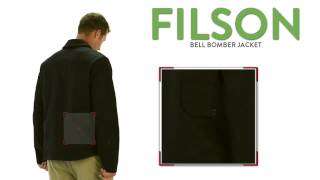 Filson Bell Bomber Jacket  Cotton Canvas For Men [upl. by Inus744]