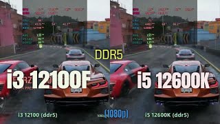 i3 12100 vs i5 12600k ddr5 in 2024 [upl. by Rozalin588]