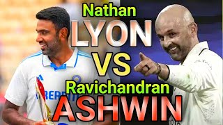 Ravichandran Ashwin vs Nathan Lyon Comparison In Test indvsaustest [upl. by Gardell85]