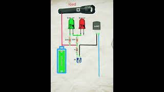 “Simple Torch Circuit Diagram Explained ♥️⚡shorts trending electronics [upl. by Tamqrah]