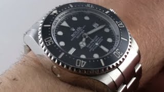 PreOwned Rolex Deepsea Sea Dweller 116660 Luxury Watch Review [upl. by Croydon182]