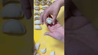 How to make dough with 🍲 dumplingrecipe dumplings satisfyingvideo [upl. by Oguh196]