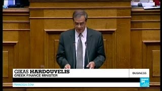 Greece passes budget but faces EU pressure [upl. by Airretnahs769]