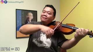 May Song  Slow Practice  Suzuki Violin Book 1 [upl. by Nimocks403]