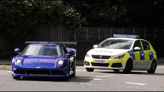 Supercars in Alderley Edge June 2024  Aventador SVJ x2 F12 SF90 spider 812 x4 [upl. by Anifesoj]