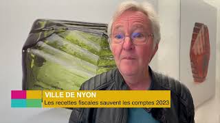 Nyon  Les recettes fiscales sauvent les comptes 2023 [upl. by Orelia]