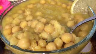 Lablabi boiled chickpea soup لبلبي المحلات [upl. by Milburt987]