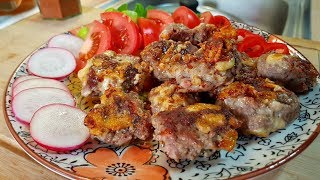 Leskovački UŠTIPCI Recept  uštipak od mesa iz Leskovca 🥩 [upl. by Fanchette]