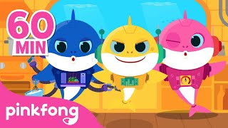 Mix  Baby Shark Robot and more  Baby Shark Remix  Compilation  Pinkfong Songs for Children [upl. by Marianne694]