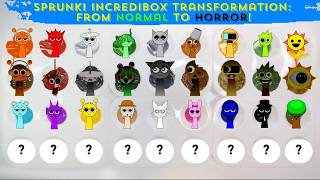 Sprunki Incredibox Transformation From Normal to Horror What’s Your Favorite Color Magic Mix [upl. by Vivle174]