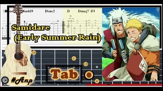 Guitar Tab  Samidare Early Summer Rain Naruto Shippuuden OST Fingerstyle Tutorial Anp [upl. by Freddi]