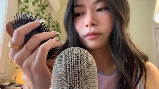 ASMR Tapping with long nails💅20 tingly triggers for you to sleep😴🤍 [upl. by Gower]