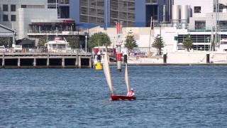 Sailing Canoe on port tack [upl. by Druci]