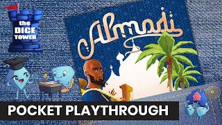 Almadi Board Game  Pocket Playthrough with Stella amp Tarrant [upl. by Ramburt119]