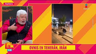 VIDEO TODO sobre el OVNI CAPTADO en Teherán Irán con el experto Jaime Maussan [upl. by Ocirred]