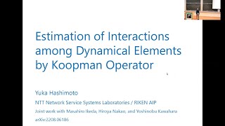 Estimation of Interactions among Dynamical Elements by Koopman Operator [upl. by Mila]