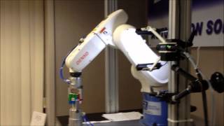 Denso 6 Axis Industrial Robot Solving a Rubiks Cube [upl. by Eserehc171]