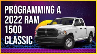 Programming a Key to a 2022 Ram 1500 Classic [upl. by Nodnal]