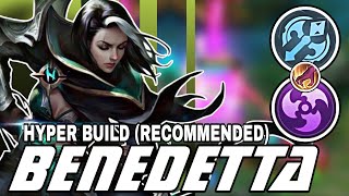 BENEDETTA BEST BUILD 2024  GAMEPLAY BENDETTA HYPER MLBB [upl. by Naux]