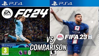 EA FC 24 Vs FIFA 23 PS4 [upl. by Assisi625]