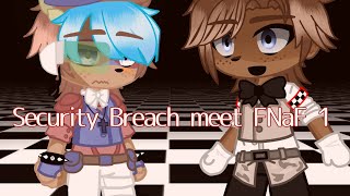 Security Breach meets FNaF 1  My Au   Lazy ending [upl. by Judon41]