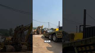 Jack Selfloader Bocor pas Unit diatas Truk fyp excavator truk operator selfloader alatberat [upl. by Giverin]