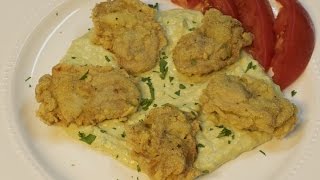 Fried Oysters with Michaels Home Cooking [upl. by Nonah125]