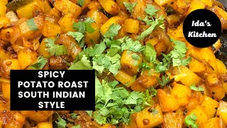 Spicy Potato Roast  Potato Kootu  SouthIndianRecipe [upl. by Marguerita968]