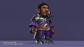 Gnome Maya Rig video demo [upl. by Roderica]