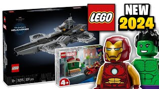 LEGO Marvel Helicarrier amp Iron Man Summer 2024 Sets OFFICIALLY Revealed [upl. by Rebor]