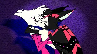 HEARTBREAK HOTEL  ANGELDUST X HUSK Hazbin Hotel Compilation [upl. by Znarf]