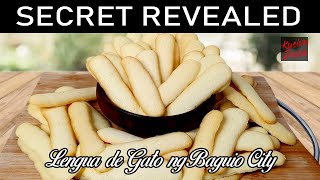 SECRET REVEALED KUNG PAANO GAWIN ANG LENGUA DE GATO RECIPE NG BAGUIO CITY  KUSINA DAVAO [upl. by Erleena]