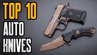 Top 10 Best Automatic Knives 2020  Best Switchblades [upl. by Eugenio]