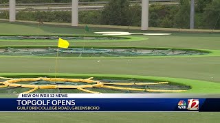 New Topgolf opens in Greensboro [upl. by Elocn281]