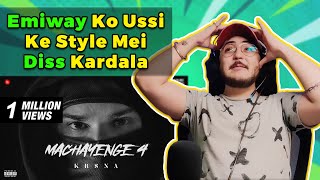 KRNA  Machayenge 4 Disstrack  Reaction  Commentary  Review [upl. by Ireg]