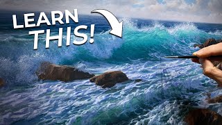 Livestream Painting a Breaking Wave  Seascapes Techniques in Oils [upl. by Silvio]