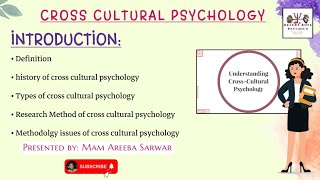 Cross Cultural Psychology in Urdu amp Hindi  History of Cross Cultural Psychology [upl. by Cas]