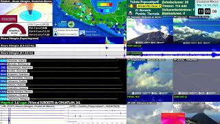 3 microsismos consecutivos en CDMX [upl. by Annwahs]