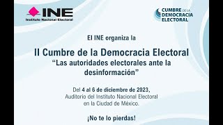 II Cumbre de la Democracia Electoral [upl. by Usanis]