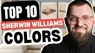 Top 10 Sherwin Williams Colors for EVERY Room in Your Home [upl. by Demetra]