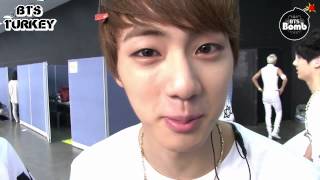 BANGTAN BOMB Eye contact with Jin  Türkçe Altyazılı [upl. by Pears]