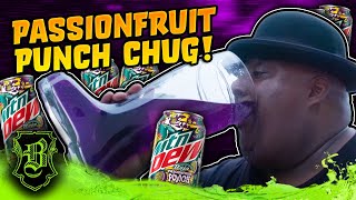 Mtn Dew Baja Passionfruit Punch Biggest Boot Chug [upl. by Ultun]