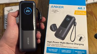 NEW Anker Zolo 165w 25000 mAh Retractable Power bank [upl. by Allesor835]